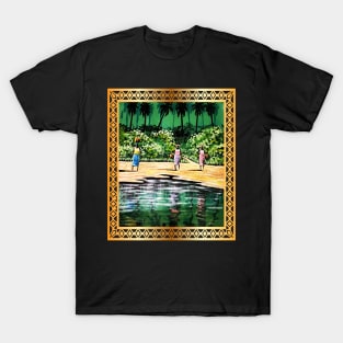 African Artwork, Forest Design T-Shirt